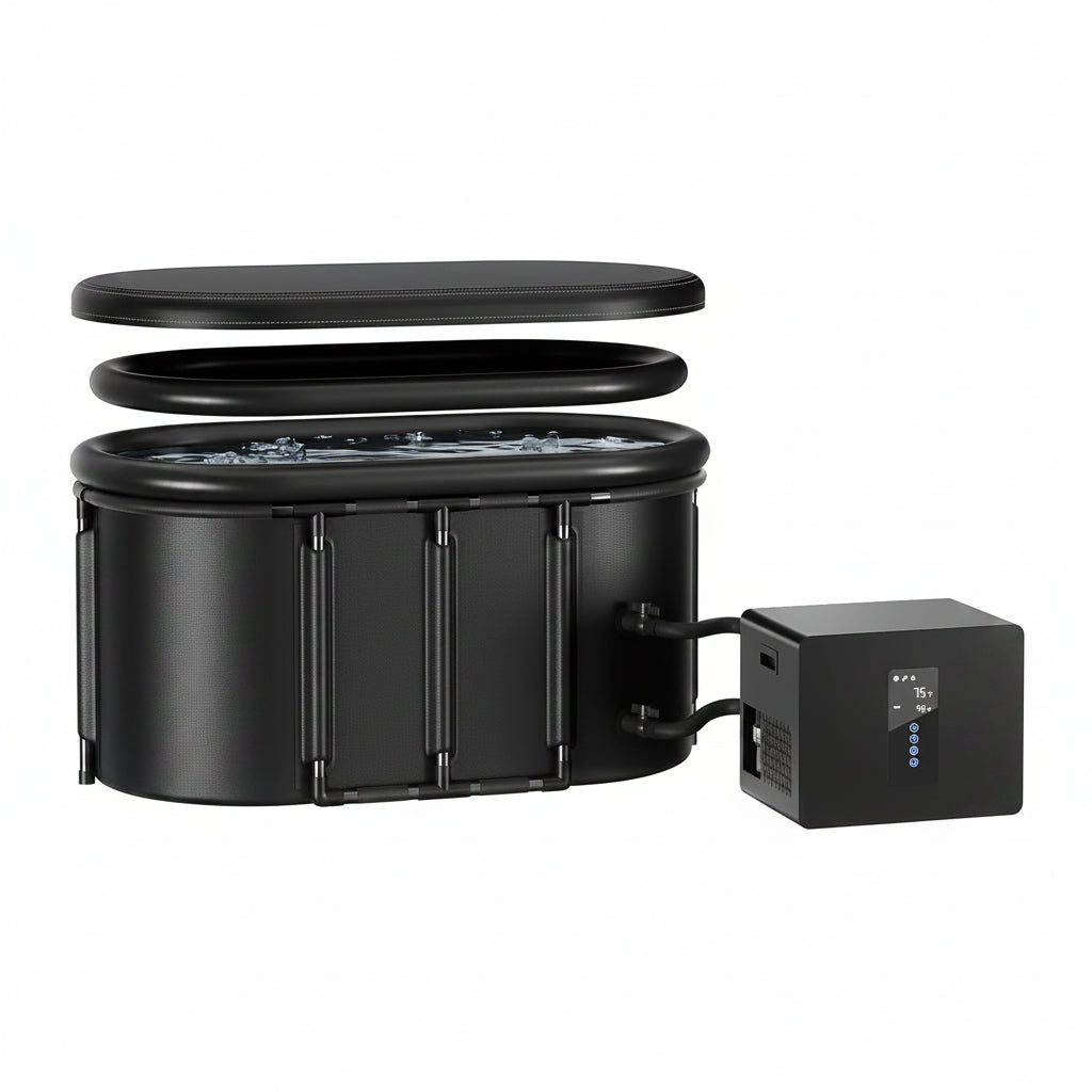 1/3HP Ice Bath Chiller & 148Gal Cold Plunge Tub Bundle