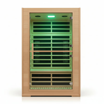 2-Person Far Infrared Sauna – Canadian Hemlock, 2000W