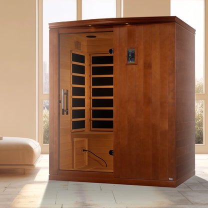 Madrid Elite 3 Person Low EMF Infrared Lighting Home Sauna — product view 11