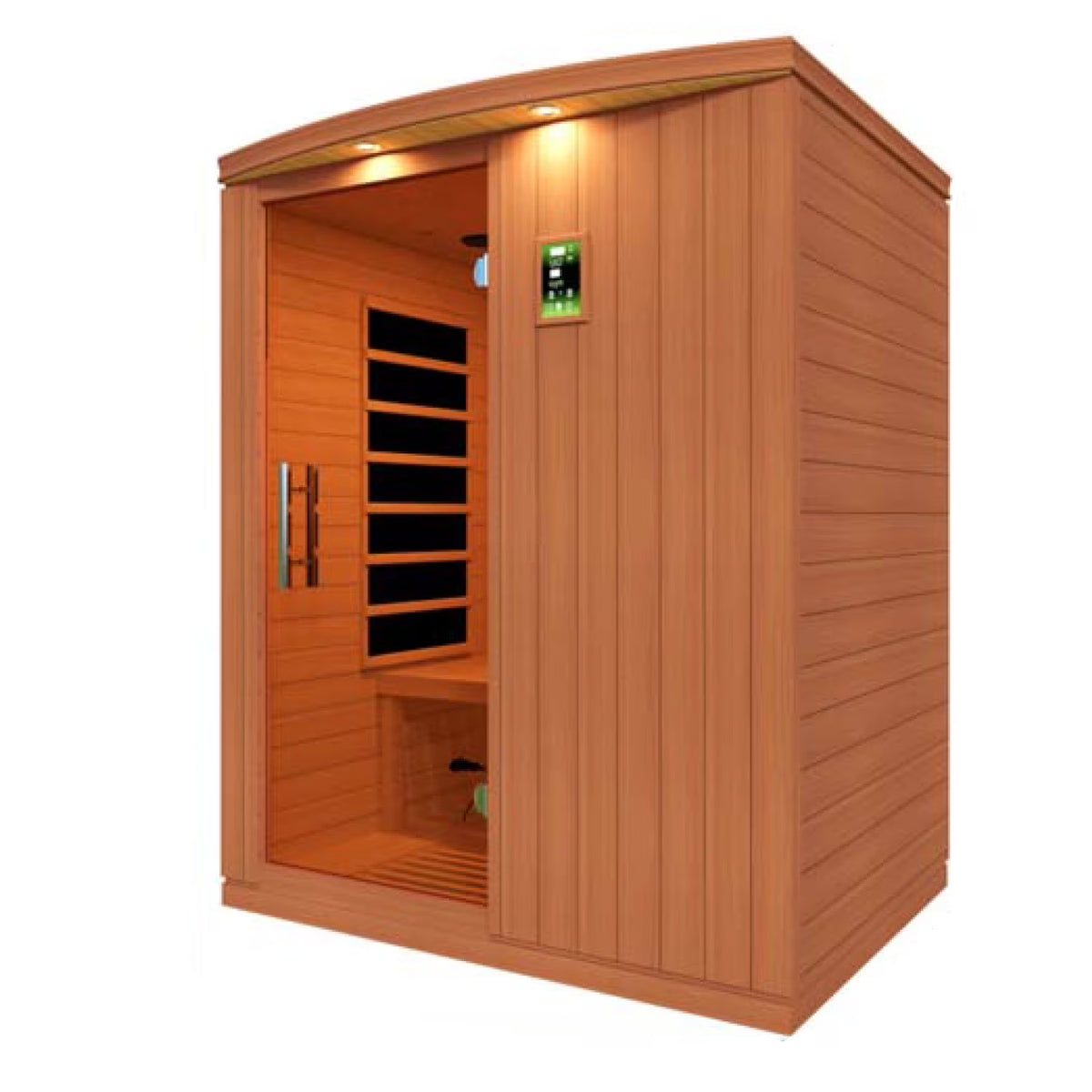 Madrid Elite 3 Person Low EMF Infrared Lighting Home Sauna — product view 12