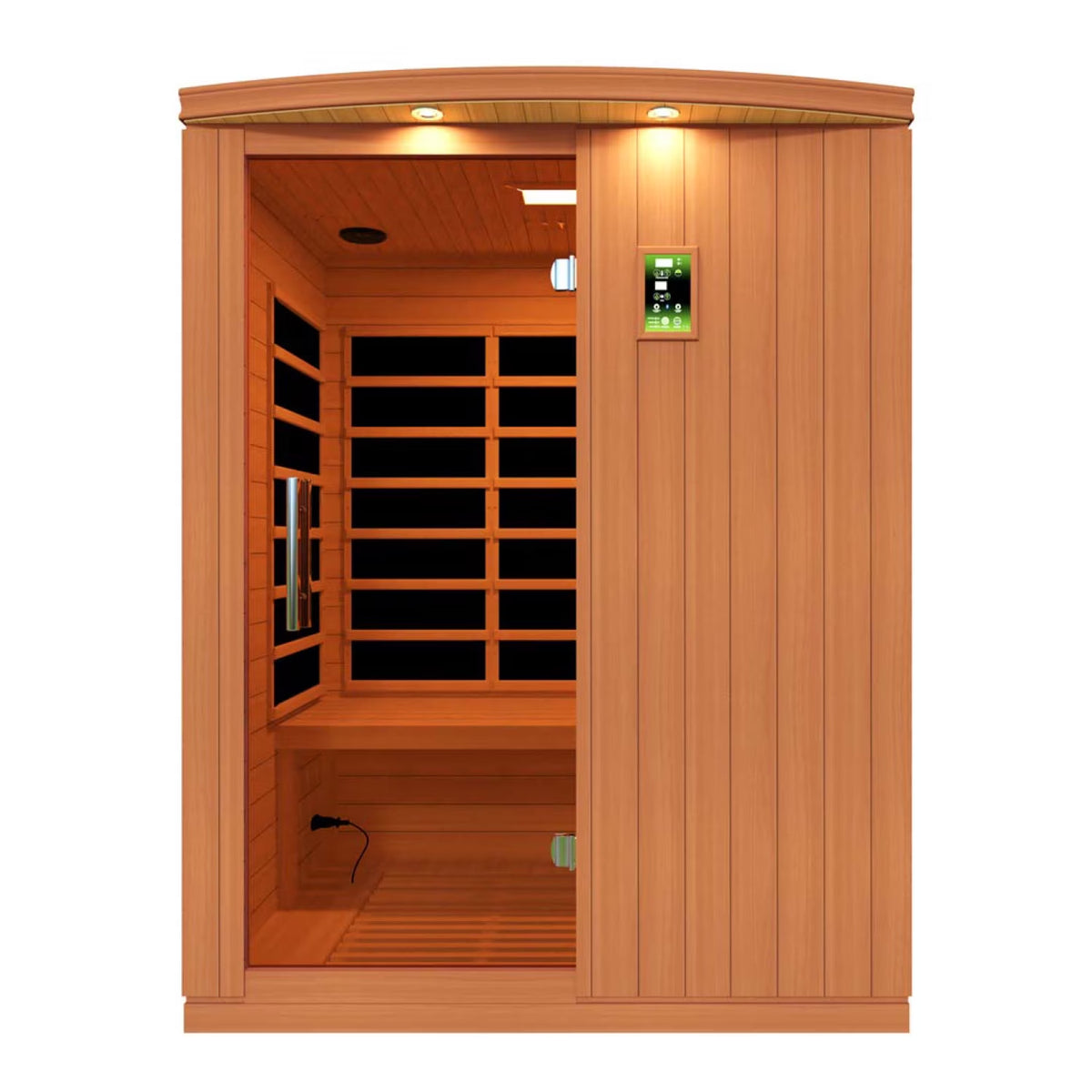 Madrid Elite 3 Person Low EMF Infrared Lighting Home Sauna — product view 13