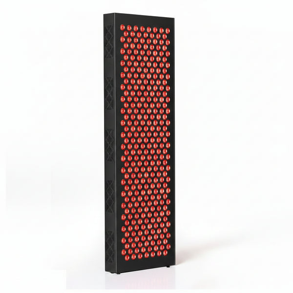 Red Light Therapy Box, 5In1 LED with 630-660-810-830-850, Metal Case, 3 Modes Red Light Panel with Soft Belt, 6 Timing Set - 9 Pulse Modes - 4-Level - Red Light Therapy Panel for Body